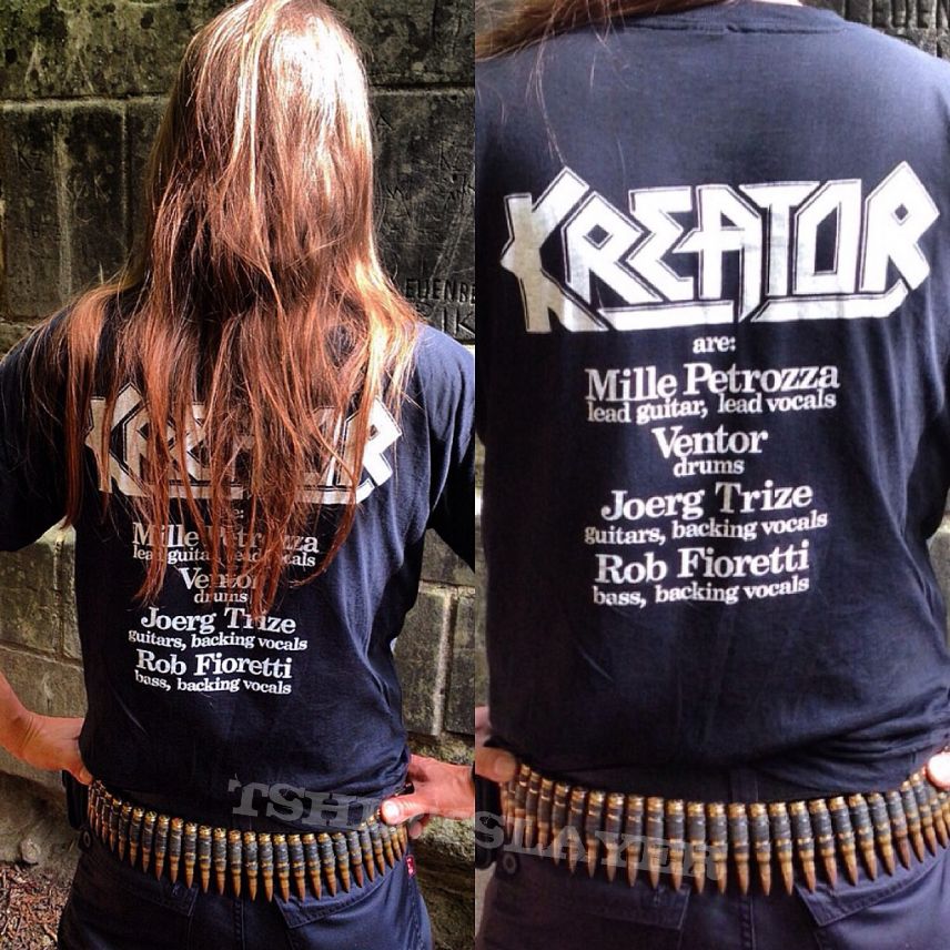 KREATOR - PLEASURE TO KILL 1986 orig. vintage Shirt from ca. 1987