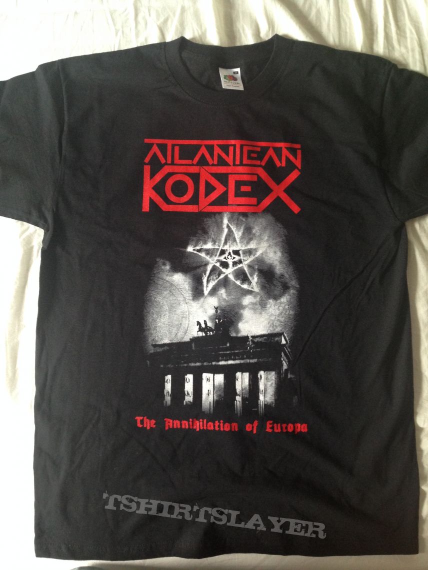 Atlantean Kodex Tourshirt 2013-2014