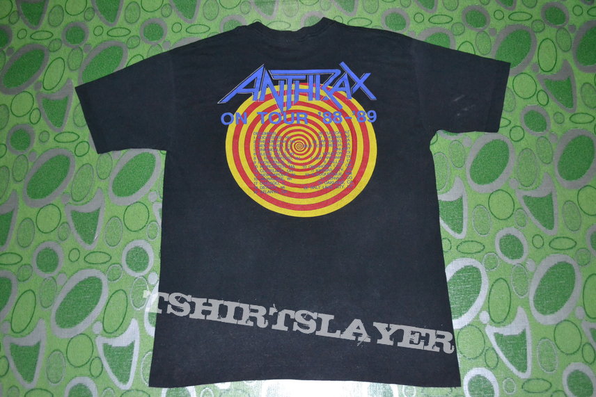 ANTHRAX State of Euphoria USA Tour 1988 T-shirt