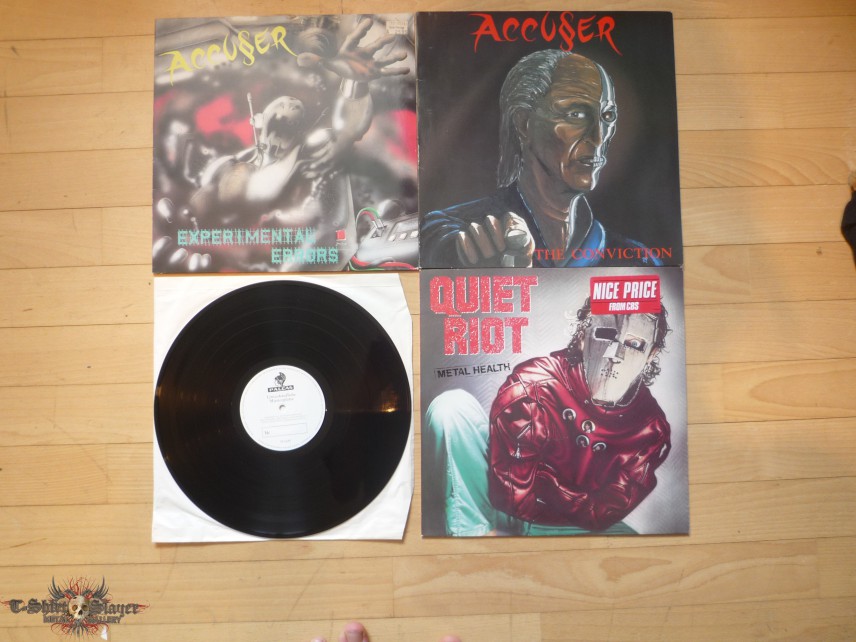 Accuser/Quiet Riot LPs