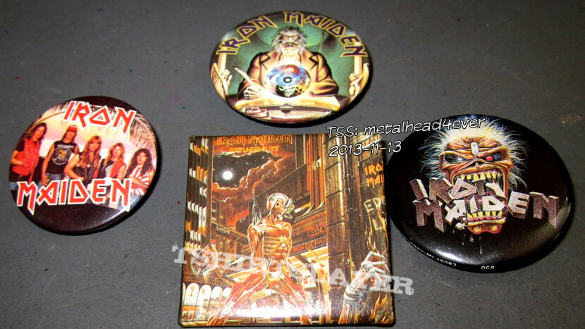 Iron Maiden Pin Badges