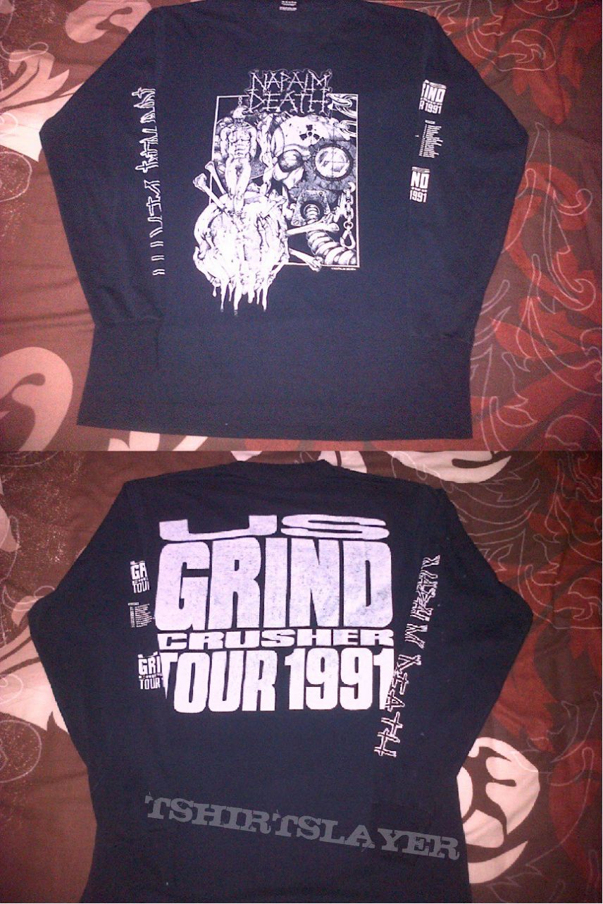 TShirt or Longsleeve - Napalm Death US Grind Crusher 1991