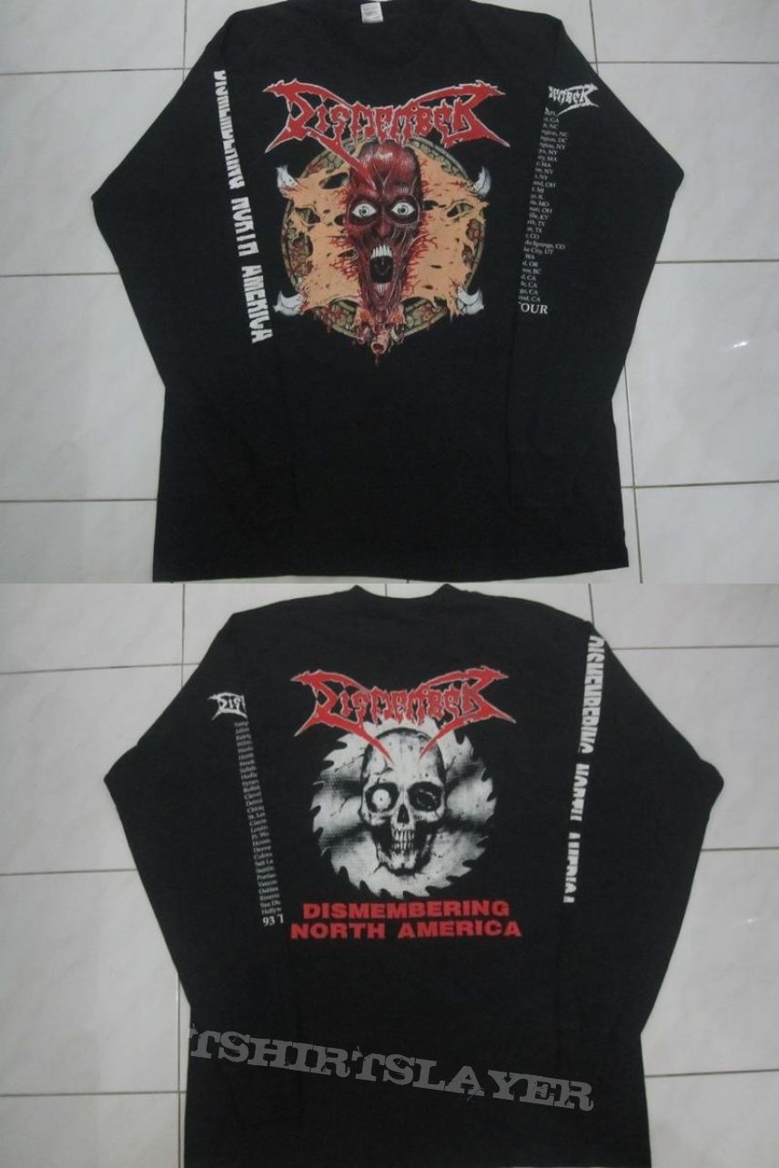 TShirt or Longsleeve - Dismember, Dismembering North America 1993