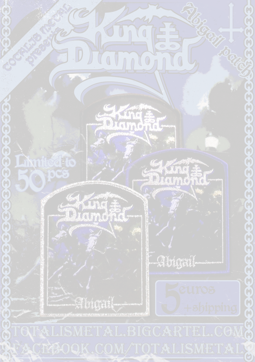 King Diamond Abigail patches