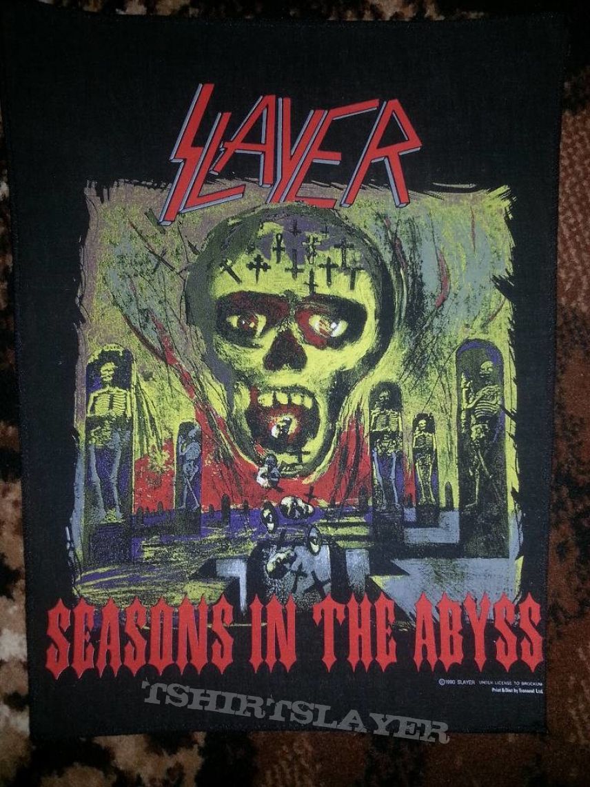 Slayer - Seasons in The Abyss Backpatch