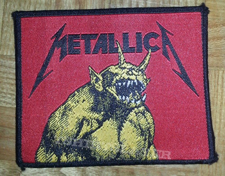 Metallica Jump in the Fire Woven Patch 