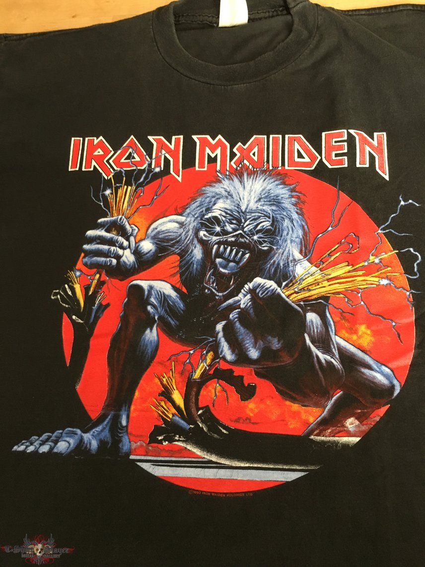 iron maiden real live tour shirt