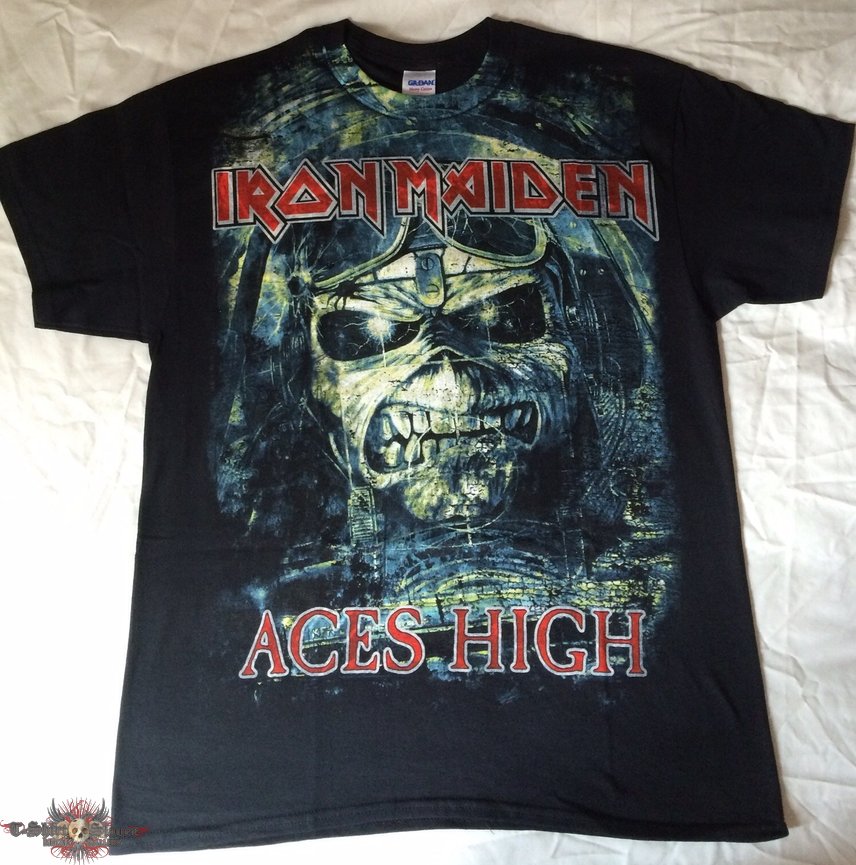 iron maiden aces high t shirt