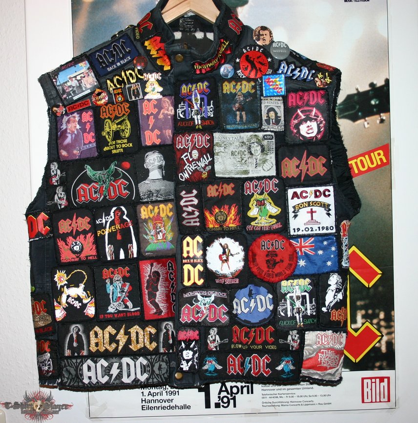 AC/DC Battle Jacket | TShirtSlayer TShirt and BattleJacket Gallery