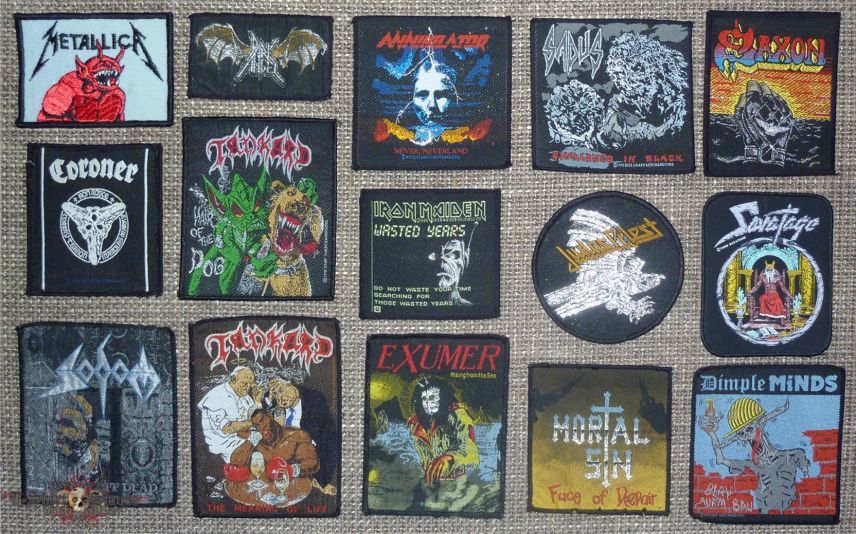 Rare Original Death and Thrash Metal Patches | TShirtSlayer TShirt and ...