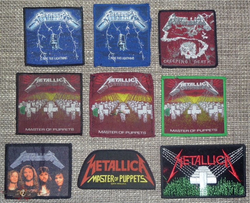 Metallica Original Patches | TShirtSlayer TShirt and BattleJacket Gallery