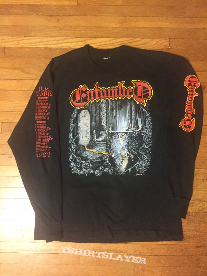 Entombed - Left Hand Path 1991 US Tour longsleeve | TShirtSlayer TShirt ...