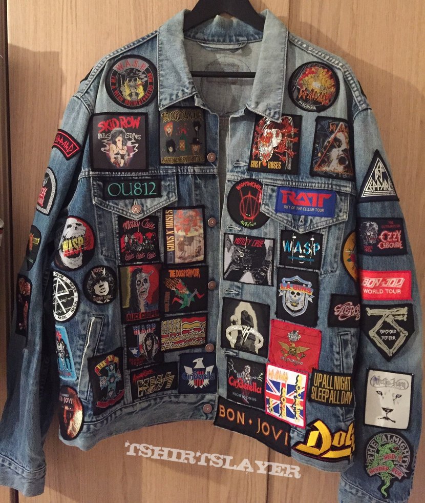 Glam rock battle jacket | TShirtSlayer TShirt and BattleJacket Gallery
