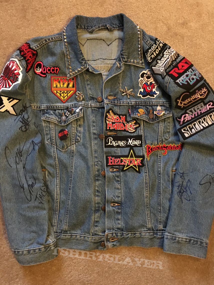 80's Hair Band & Current Power Metal Tribute Battle Jacket ...