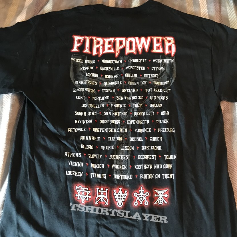 Judas Priest Firepower Tour Shirt TShirtSlayer TShirt and