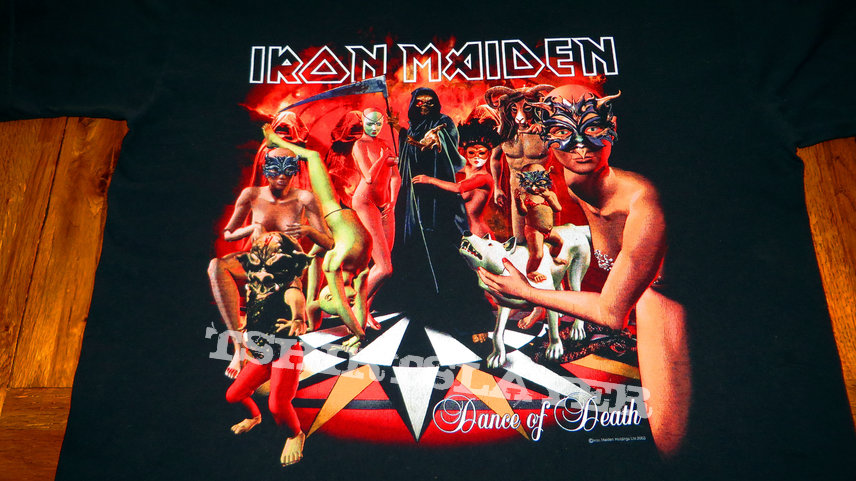 Iron Maiden Dance Of Death World Tour 2003 | TShirtSlayer TShirt ...