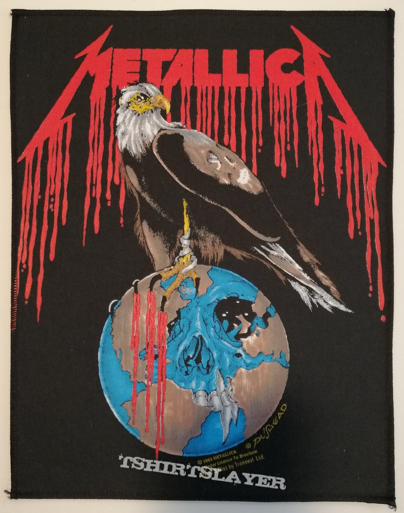 Metallica - Eagle - Backpatch - 1993 | TShirtSlayer TShirt and ...