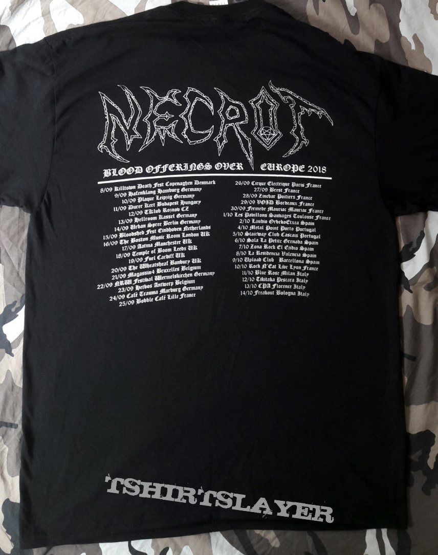 Necrot - Tour 2018 - T-Shirt | TShirtSlayer TShirt and BattleJacket Gallery