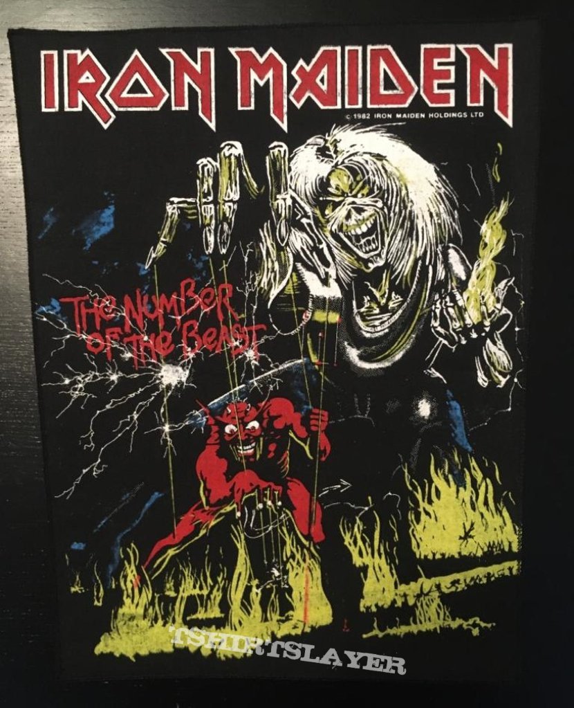 Iron Maiden - Number of the Beast - Vintage Back Patch 1982 (nr. 2 ...