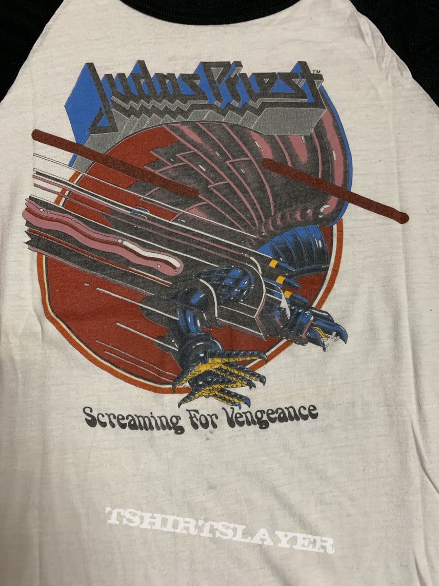 Judas Priest - Screaming for Vengeance - Vintage Jersey Shirt ...