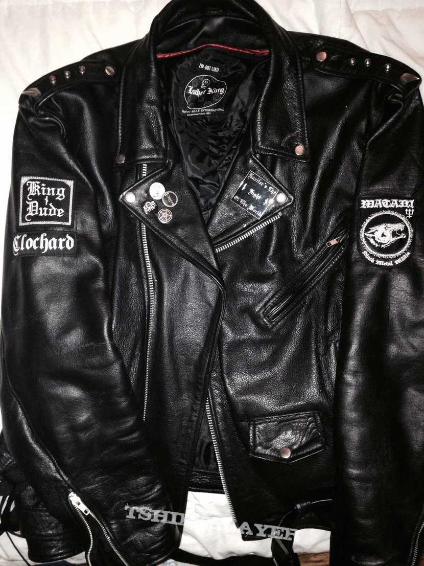 Leather Jacket with new Battle Vest | TShirtSlayer TShirt and ...