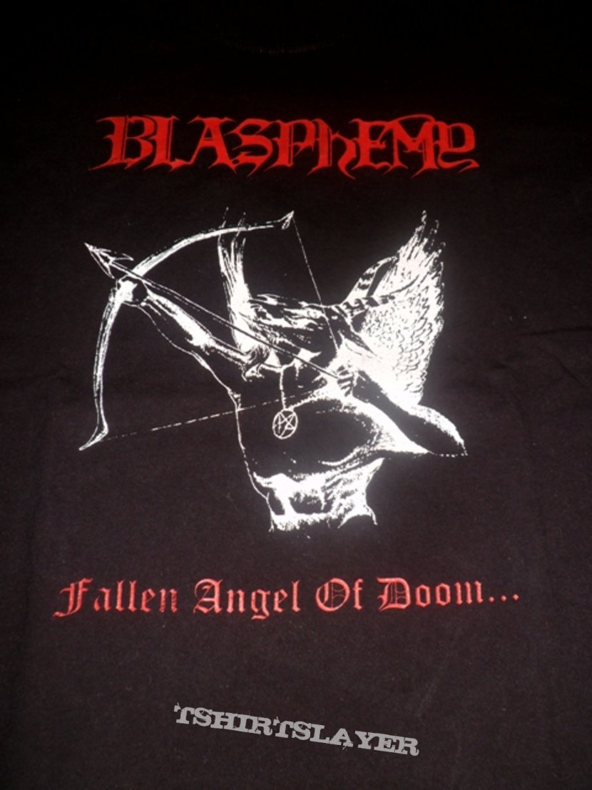 Mysticus's Blasphemy, BLASPHEMY - Fallen Angel of Doom TShirt or ...