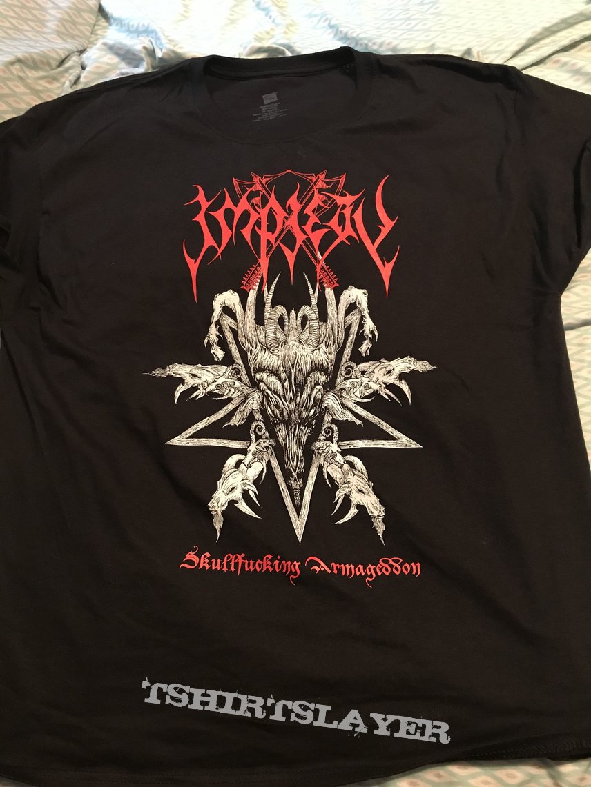 Impiety - Skullfucking Armageddon shirt | TShirtSlayer TShirt and ...