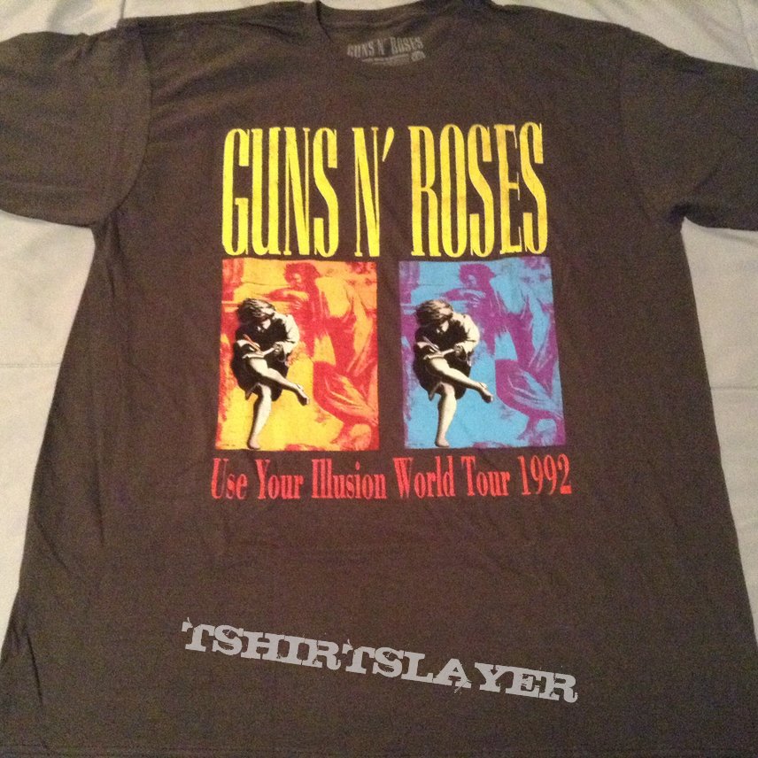 guns and roses 1992 tour t shirt