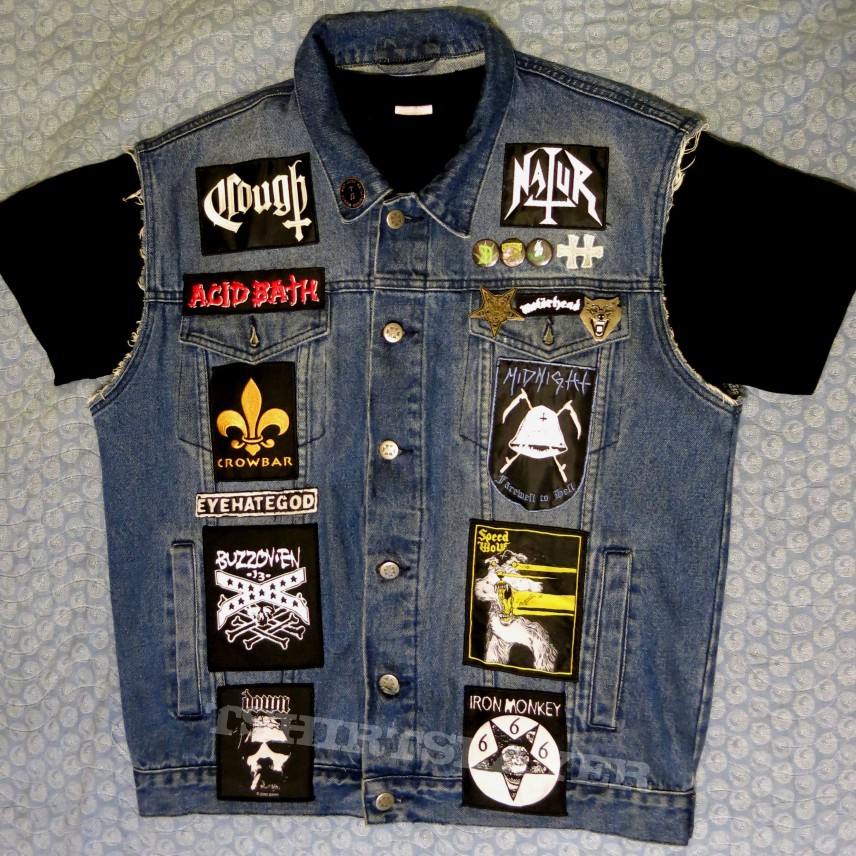 Vmax's Acid Bath, Crowbar, Eyehategod, 2014 My first battle jacket ...